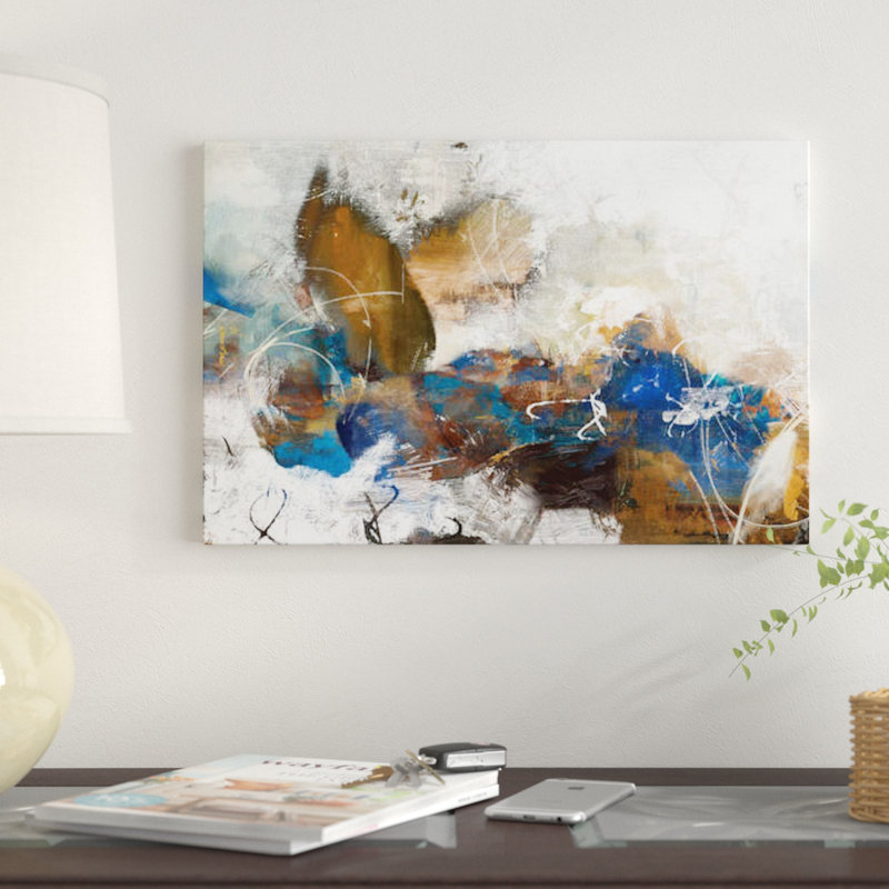 « fantaisiste ii », reproduction sur toile, H 18 po x l 26 po x P 1,5 po