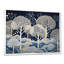 «Winter Magic Trees Blue Night - Tree Oak», reproduction d'art murale-1923349150-1923349151