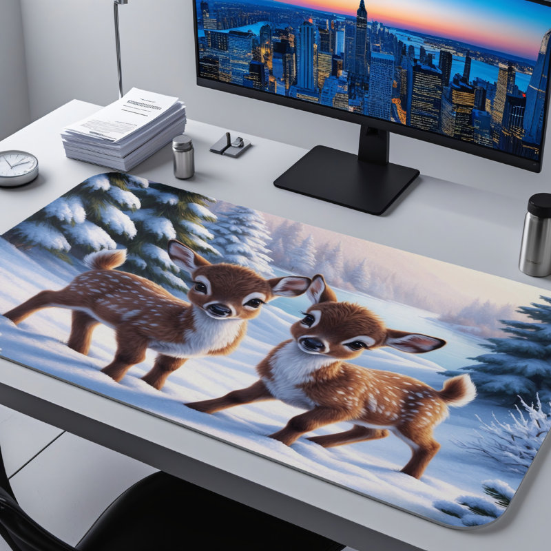 Polyester Desk Pad, 23.6x13.8