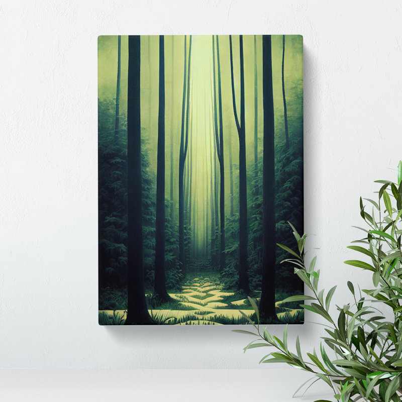 Forest Tunnel - Wrapped Canvas Print, 50cm H x 35cm W x 3cm D