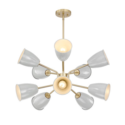 Lustre sphérique spoutnik à 10 lumières Kynthia