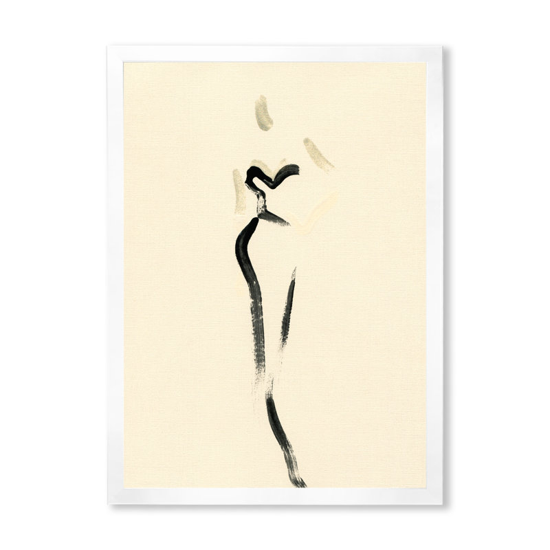 «Fashion Woman», art sur toile Glam, H 20 po x l 12 po x P 1 po, Cadre photo blanc