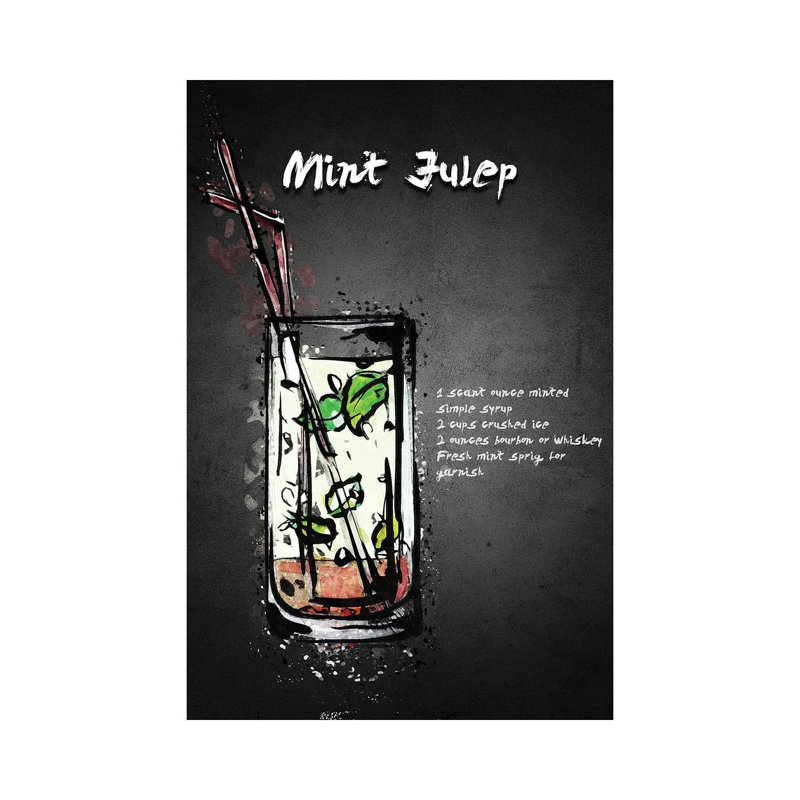 Mint Julep I 1 Piece Wrapped Canvas Wall Art, 66.04 cm H x 45.72 cm W x 3.175 cm D