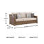 Canapé d'extérieur avec coussin Anikyn