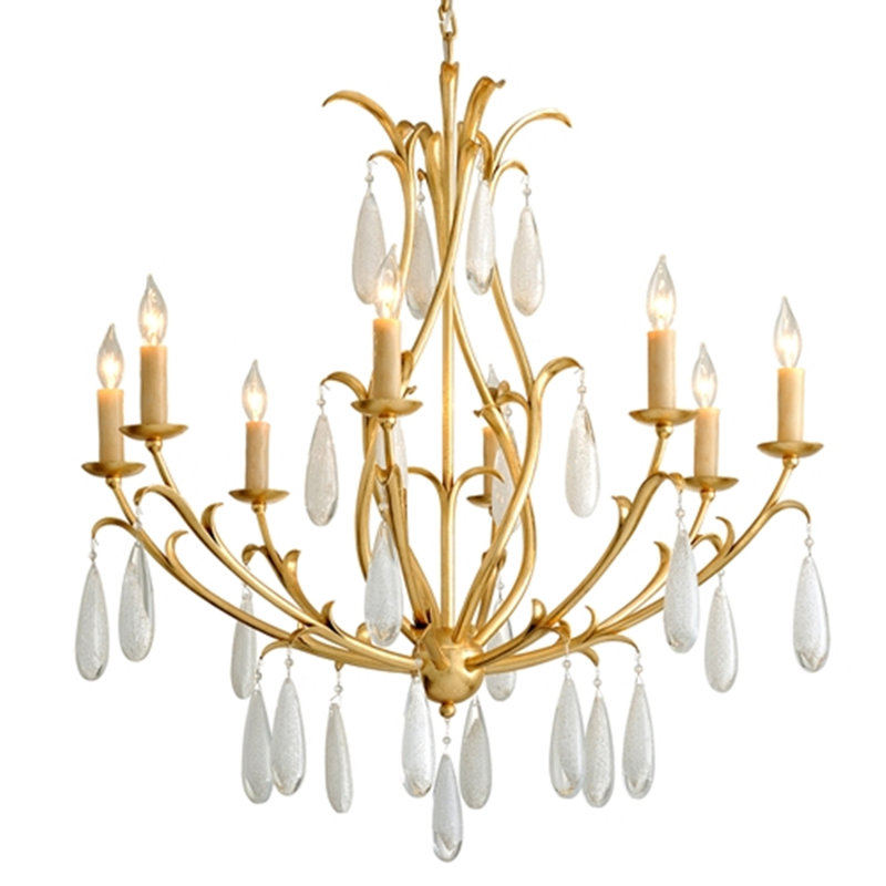 Prosecco 8 - Light Candle Style Tiered Chandelier