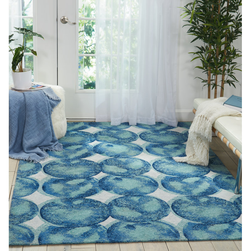 Stratton Geometric Hand Woven Area Rug, Rectangle 244 x 305cm