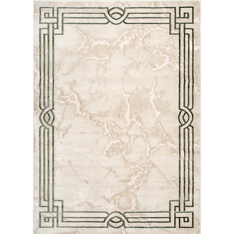 Monaco Series Abrstract Black/Gray/Ivory/Beige Area Rug