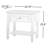 Nit Square 1-drawer End Table with Lower Shelf
