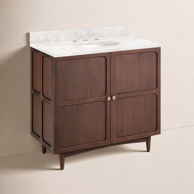 Delavan 30" Mahogany Single Bathroom Vanity
