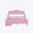 Wood Platform Bed with Guardrails on Both Sides and Two Storage Drawers ,Pink-1272059489