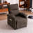 160° Recliner Chair For Elderly Seniors-Power Reclining Chair With 8-Point Massage & Heating, Soft Chenille Fabric, Remote Control & Side Storage Pockets For Living Room, Bedroom-734343089