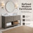 Lunnete 60'' Freestanding Double Bathroom Vanity with Engineered Stone Top-134282209