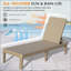 Ensemble de 2 chaises longues réglables avec dossier à 6 positions pour patio et jardin-834992277