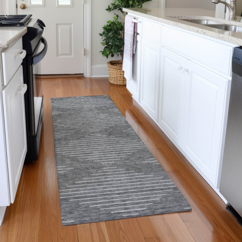 Premium Machine Washable Colmenero AMF1016 Geometric Rug, Runner 2'3" x 7'6"