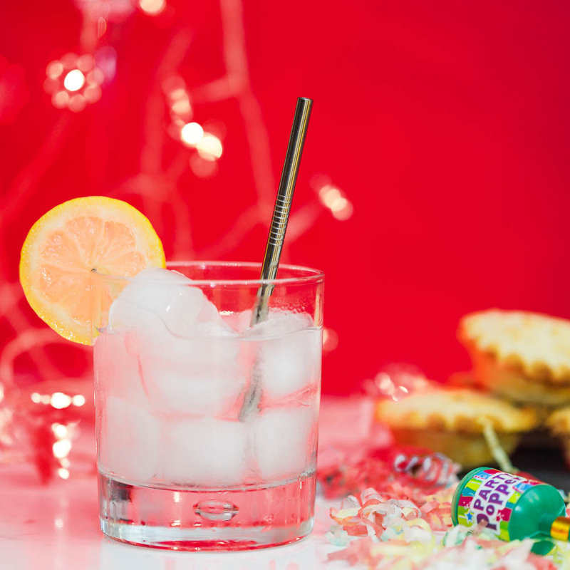 Mini Coloured Metal Straws