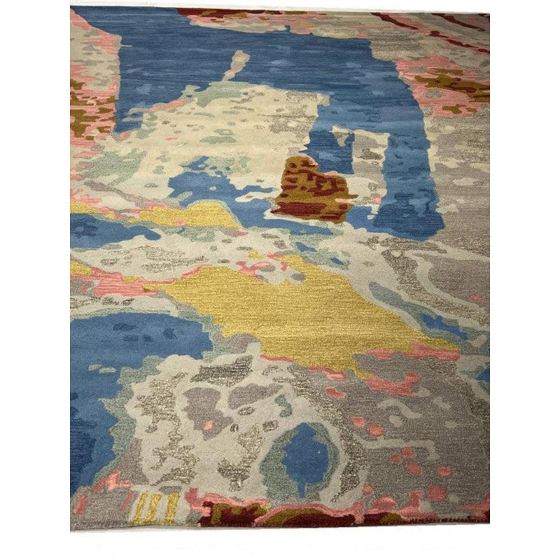 Abstract Area Rug in Multicolor