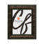 Cadre photo Craig Frames 8,5 x 11 pouces, noir-bronze, style Bravado, moulure en MDF de 2 pouces, finition peinte, vitre et système d'accrochage inclus.-1351050736-1351069144