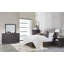 Taraji Six-Drawer Metal Leg Dresser In Vintage Coffee-1165077010
