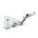 Metropol Single Handle Deck Mounted Roman Tub Faucet Trim with Diverter and Handshower