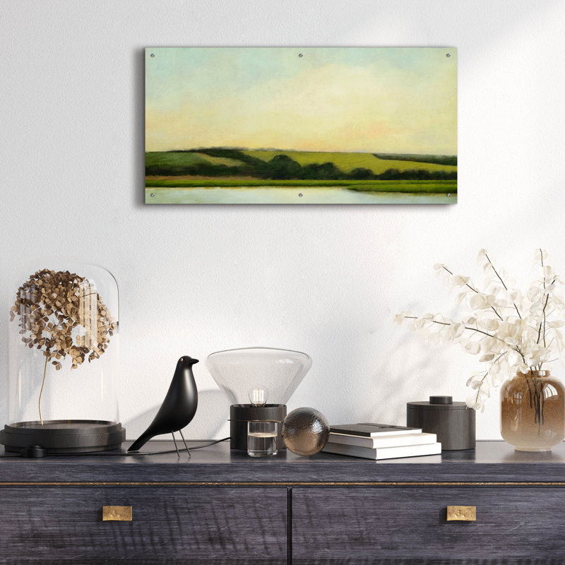 «Lake Zoar» par Suzanne Nicoll, H 24 po x l 48 po