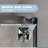 50" - 54" W x 70" H Double Sliding Framed Shower Door with Clear Tempered Glass-92398414