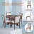 4-Person Extendable Round Dining Table Set-4161054