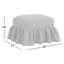 June Upholstered Ottoman-170219773