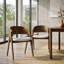 Ardena Walnut Effect Solid Wood Dining Chair-1894209854
