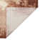Abstract Machine Woven Polypropylene Area Rug in Orange