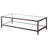 Natasha Black Nickel 2-piece Coffee Table Set