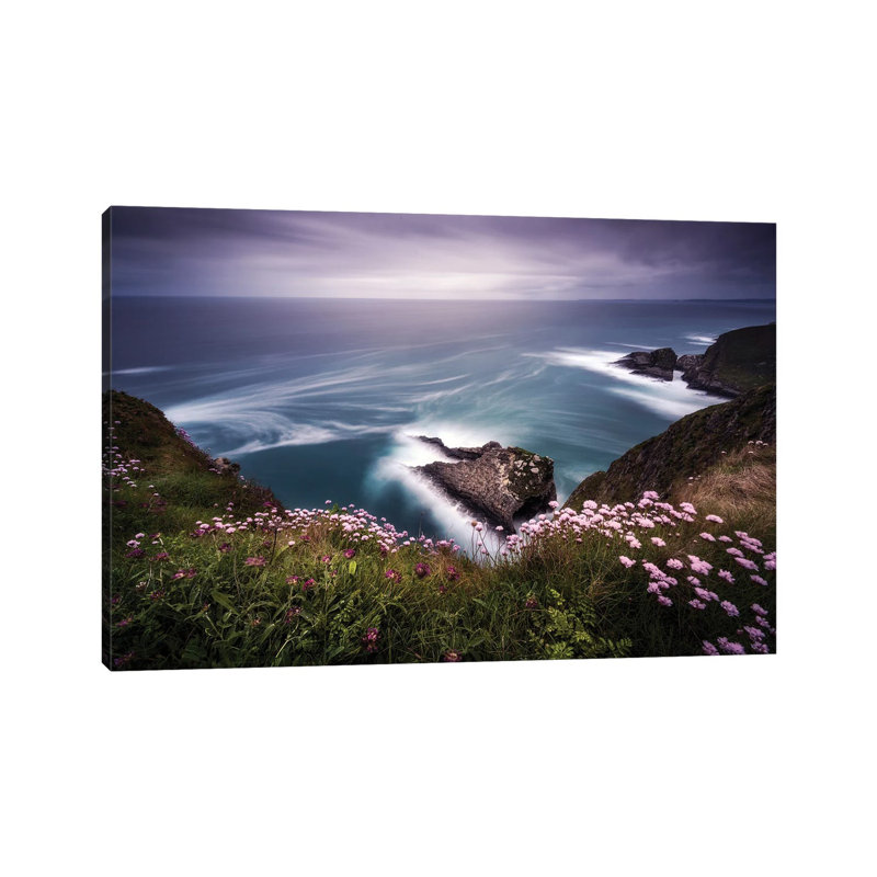 On The Edge Of The Cliff by Jorge Ruiz Dueso - Wrapped Canvas Print, 20.32 cm H x 30.48 cm W