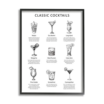 Tablette de cuisine classique avec cocktail mixte