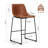 Comfortable And Stylish Counter Height Bar Stools With Ergonomic Design And Premium Leather Upholstery