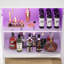 Buffet de bar à vin avec lumière DEL, buffet à 3 tiroirs Kyzier-949337937