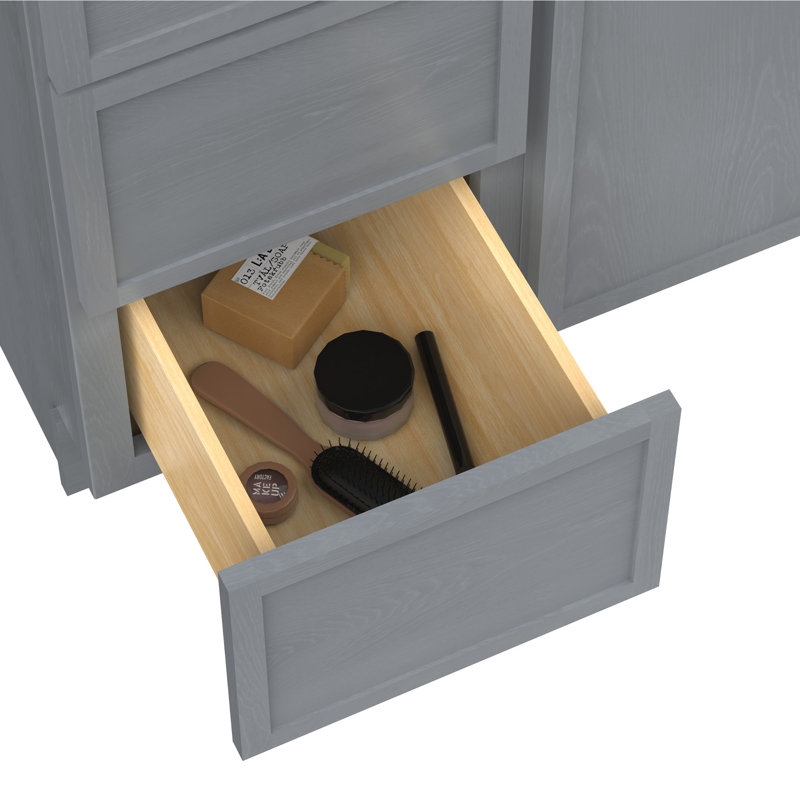 63'' Single Bathroom Vanity Base Only, Silver