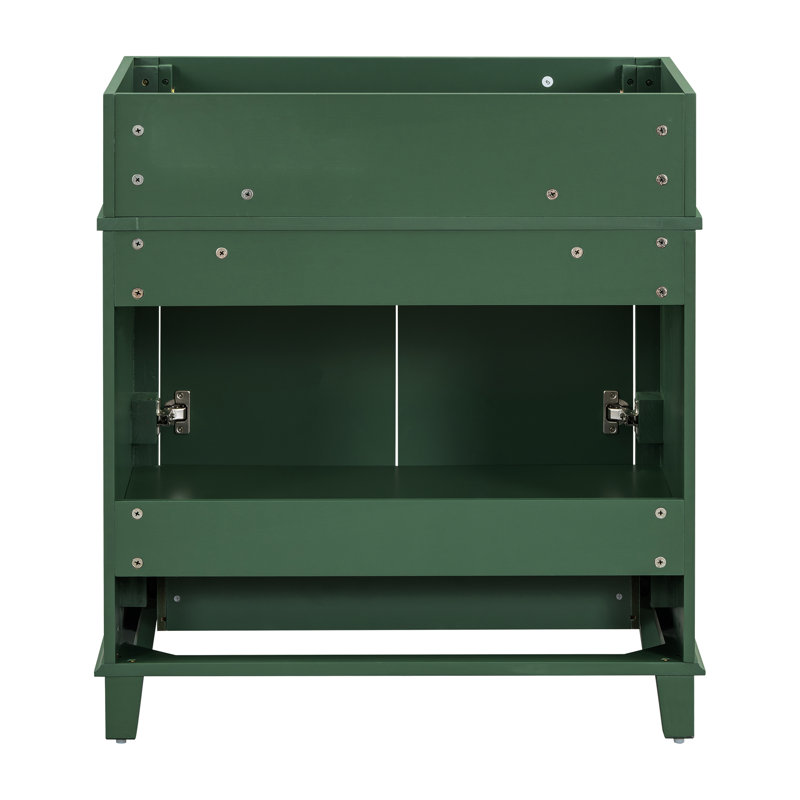 Meuble-lavabo de salle de bain 30 po, bois massif et, rétro, rangement pour fournitures de meuble-lavabo 30 po, style rétro, nombreux soins personnels et accessoires d'hygiène