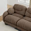 Canapés modulaires confortables en chenille 2 places