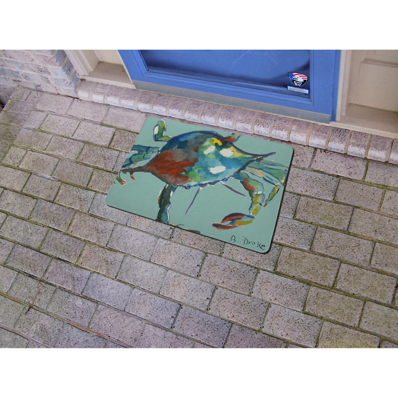 Liesl Non-Slip Doormat, Rectangle 1'6" x 2'2"