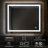 Rectangular Bathroom Vanity Mirror Wall Mounted with LED Lights, Frameless Lighted Bathroom Wall Mirror with Defogger and Dimmable Lighting-57343204