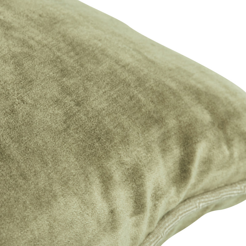 Harriet Pillow Cover & Insert, Moss Green, Square 22"