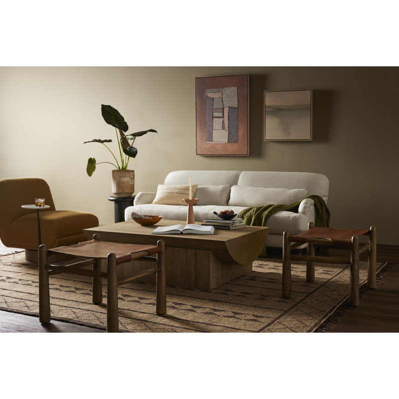 Gunaseelan Solid Wood Top Single Coffee Table