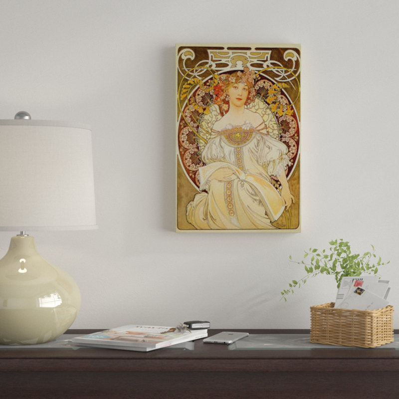 «Reverie, 1898», impression sur toile, H 18 po x l 12 po x P 1,5 po, Toile tendue, Pas de tapis