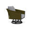 Escape Outdoor Swivel Lounge Chair-625291725