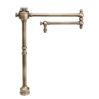 Traditional Counter Mounted Potfiller - Cross Handle