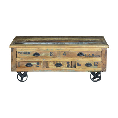 Glenn Block Coffee Table with Storage