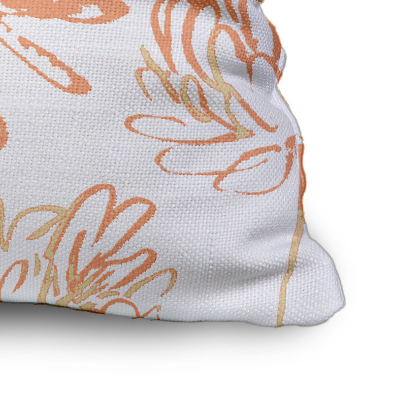  Housse et insert de coussin extérieur d'extérieur, Orangé, 18" x 18"