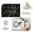 Black Gold Geometric carpet-easy to clean, machine-washable, soft and comfortable; suitable for door mats, kitchens, living rooms, bedrooms, corridors, and laundry areas. Easy to clean, durable carpet for home decoration.-130036973