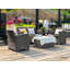 Henryk Plastic 4 - Person Deep Seating Group with Cushions-1893311382