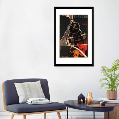 " Art Deco Railroad Russia 1929 " by Vintage Apple Collection