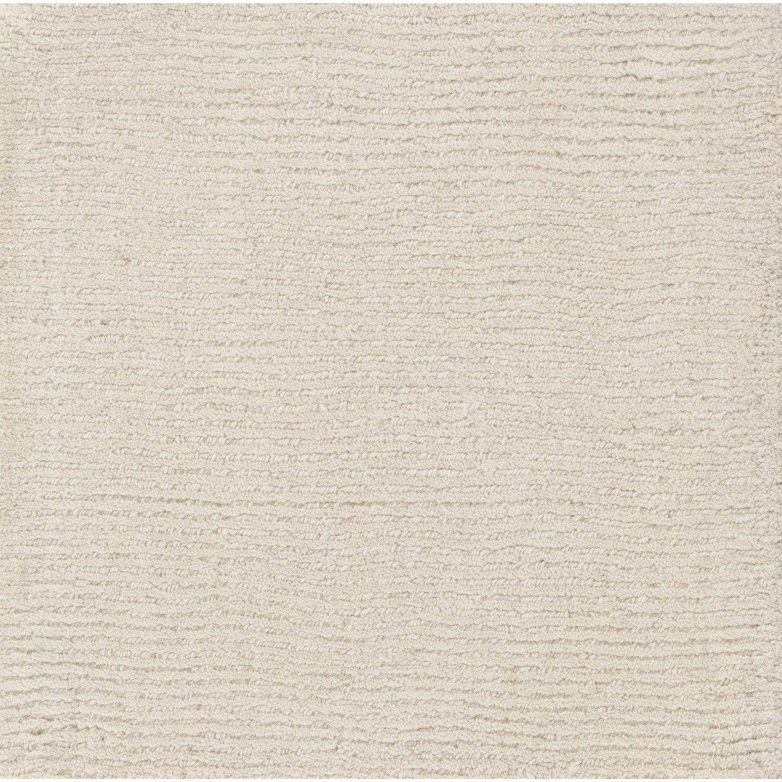 Crowe Light Beige Hand-Loomed Wool Rug, Sample 18" x 18"